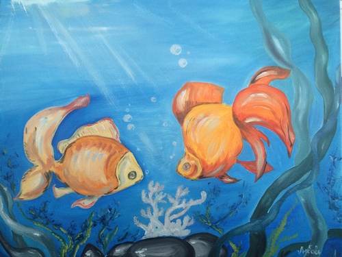 Золотые рыбки