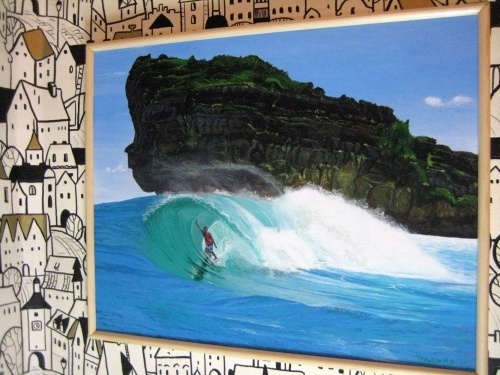 "Surfing Java, Indonesia"