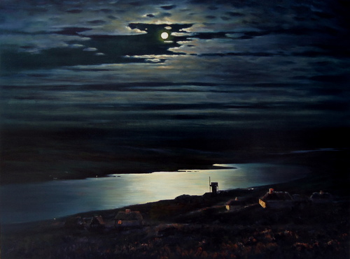 "Лунная ночь над Днепром" копия Куинджи