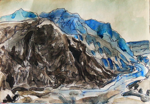 Горный вид.