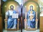 Ікони"Ісус Христос"та "Богородиця з дитям"